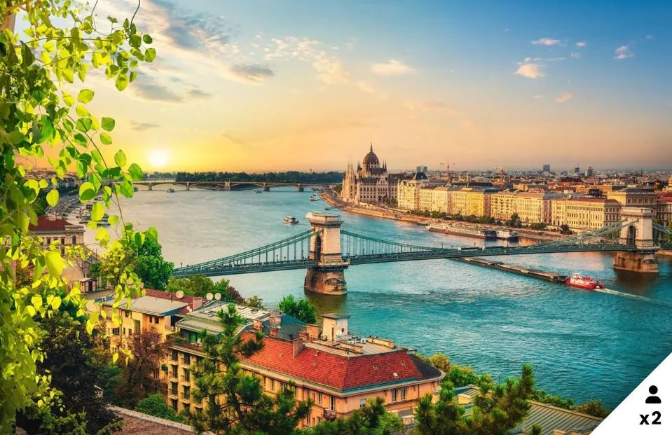 Two night stay in Budapest with River Cruise for 2 people