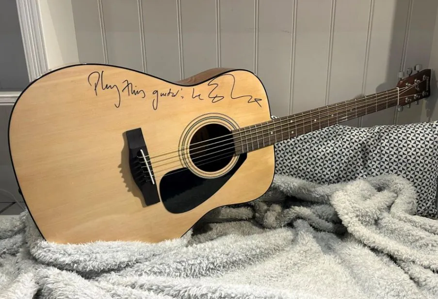 Signed Guitar from Ed Sheeran