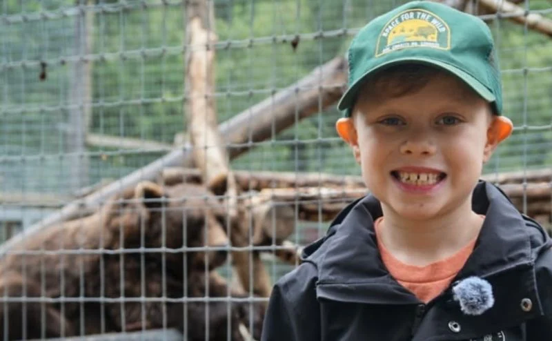 Leo Young Ambassador SFTW Young conservation champion supporting wildlife charity