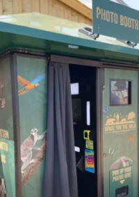 Fundraising photo booth on site at Jimmy's Farm & Wildlife Park