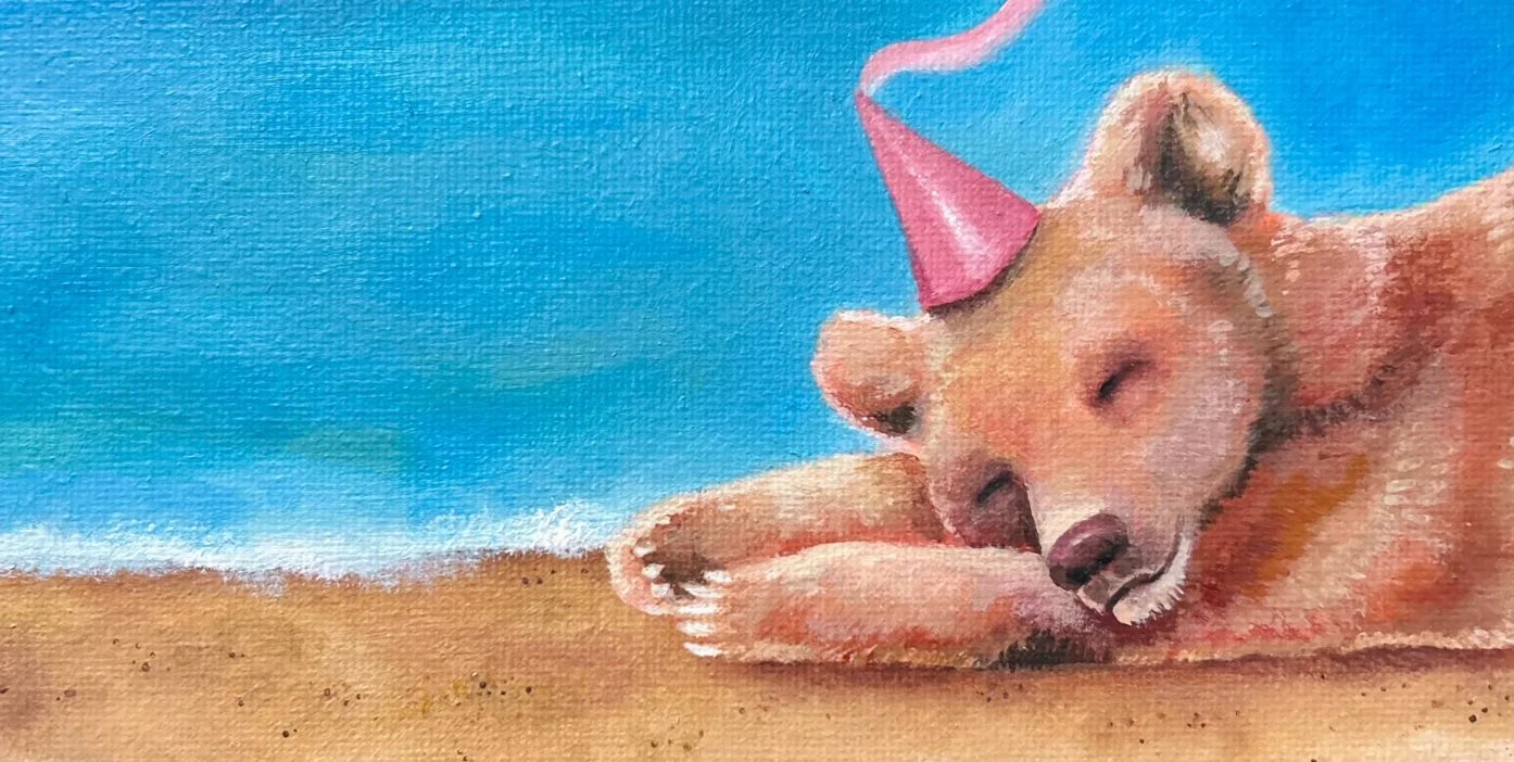 Asleep on Bear Beach